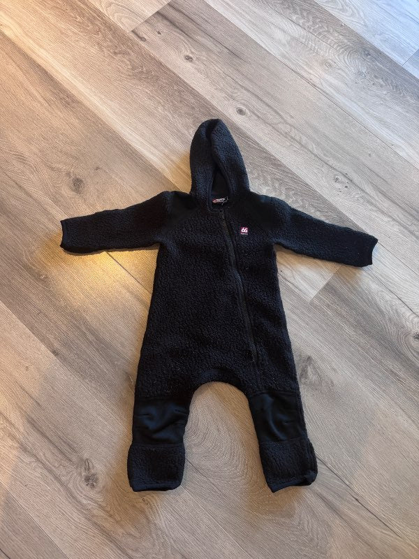 66 norður flísgalli svartur