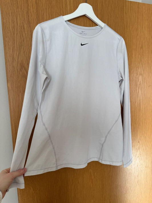 Hvit langerma nike