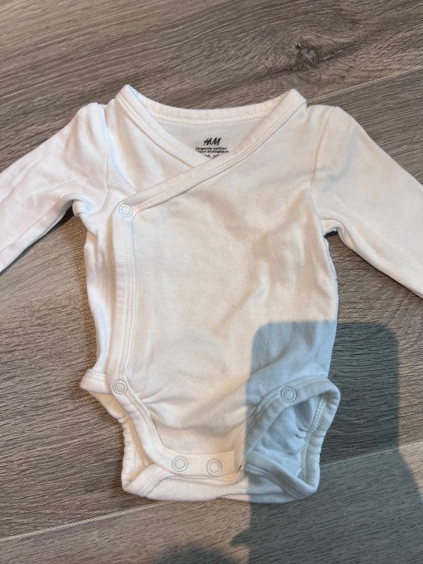 Hvít samfella síð H&M