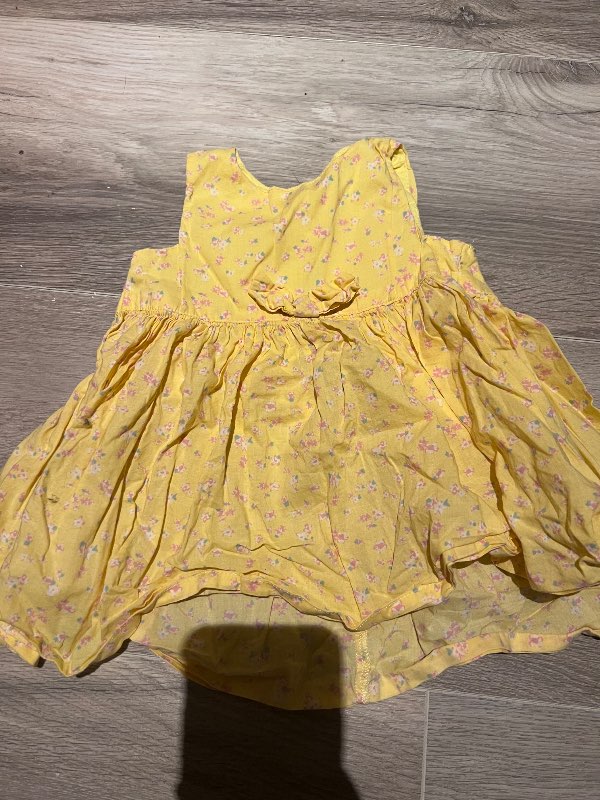 Gulur sumarkjóll H&M