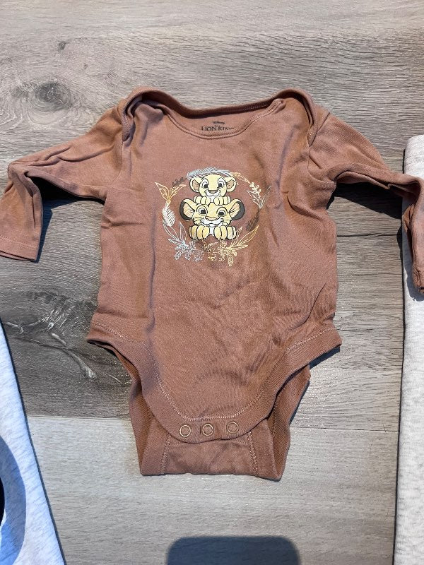 Samfella síð brún lion king primark