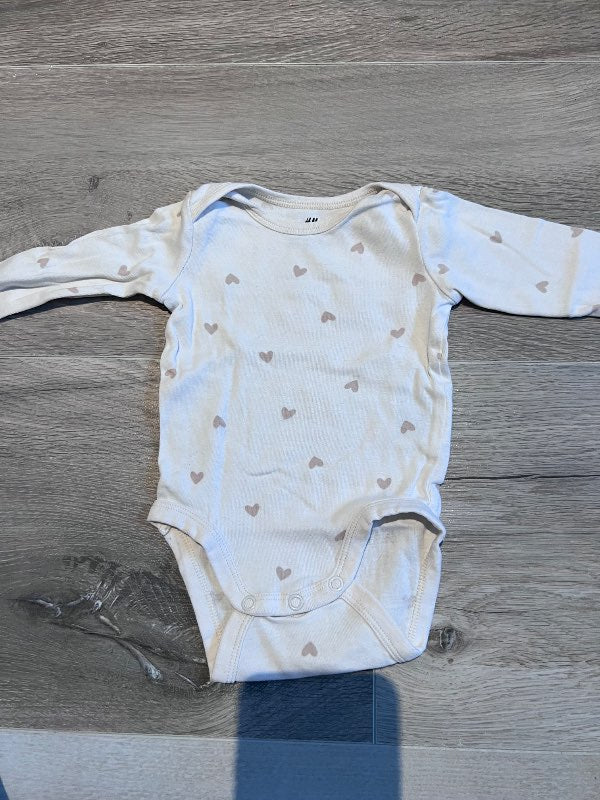 Samfella síð m.hjörtum bleik H&M BLETTUR