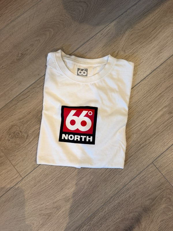 66 stuttermabolur hvítur