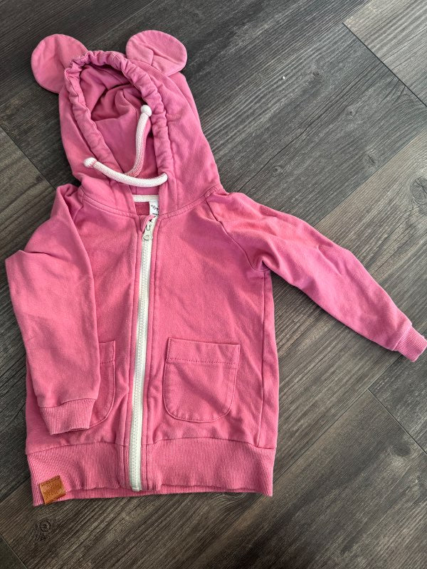Pink hoodie