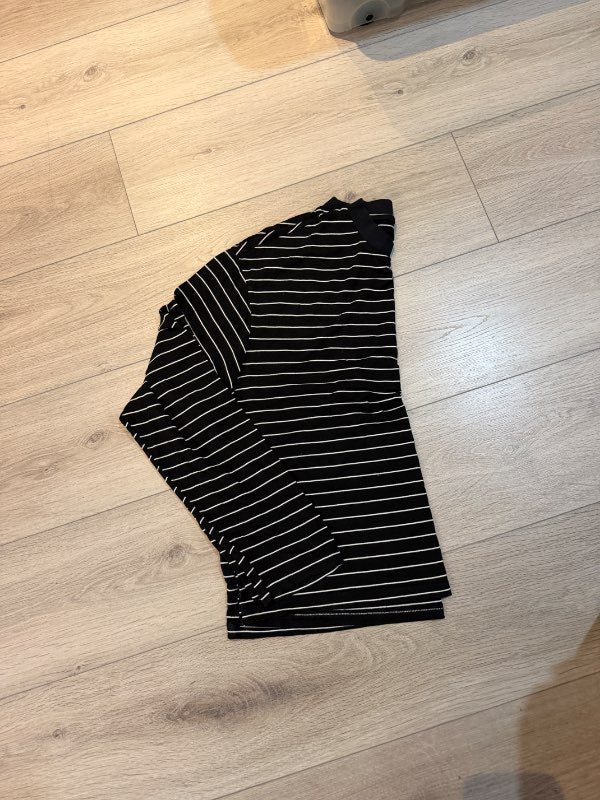 Síðerma röndóttur bolur