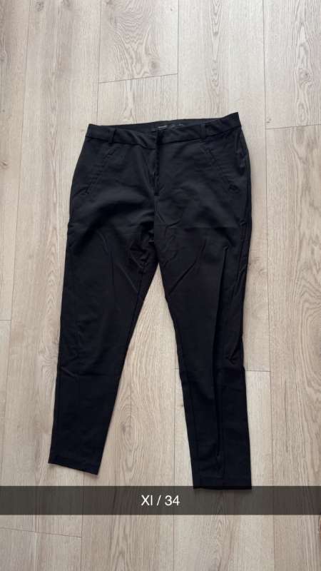 Svartar fínar buxur XL/34
