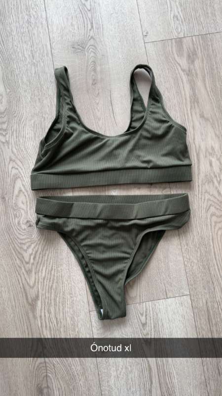 Græn bikini ónotuð