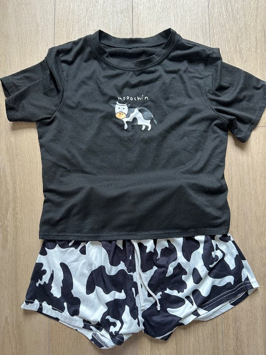 Cow pajamas set XS-S