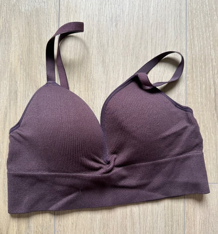 Comfortable bra S purple