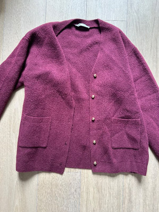 Sweater Zara L gold buttons