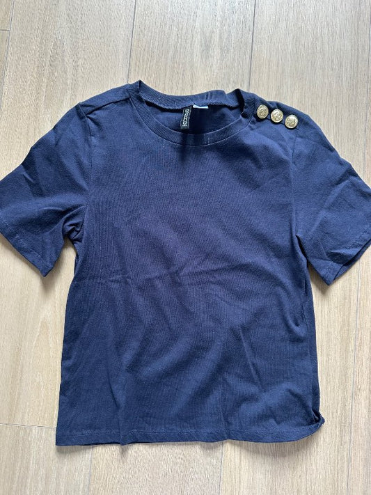 Dark blue t-shirt H&M