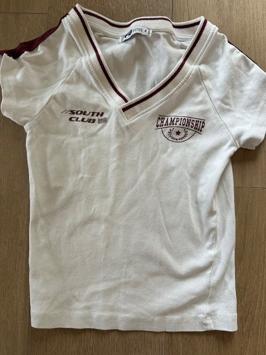 South club white shirt
