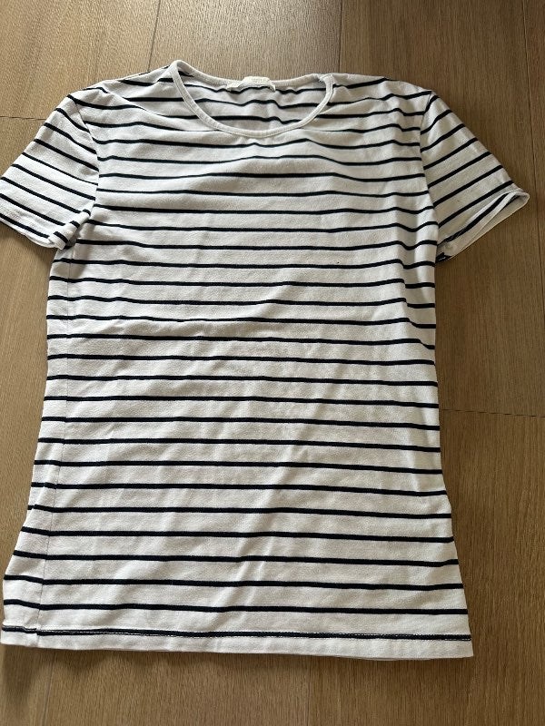 Stripes white tshirt Zara