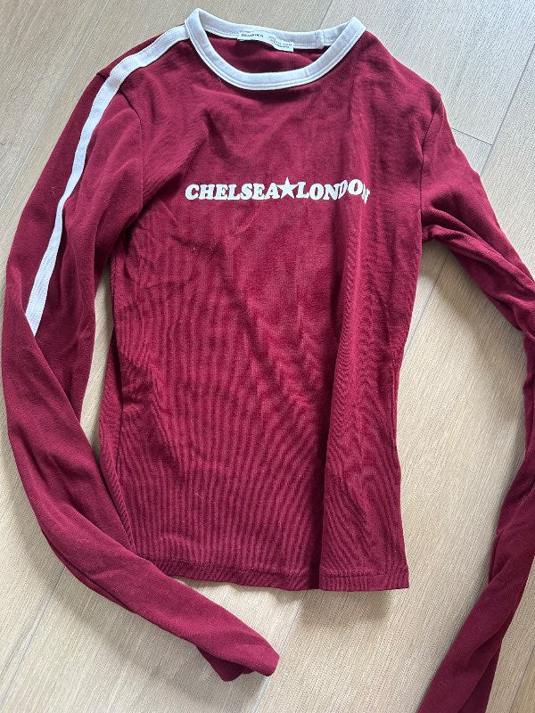 Chelsea London shirt burgundy