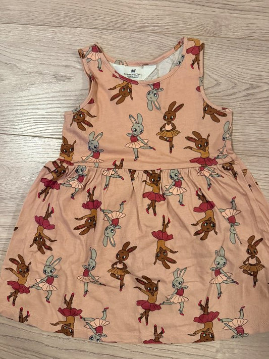 Sumarkjóll kanínu H&M 3-4 ár