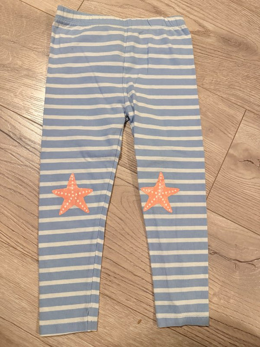 Blá legging Tu 3-4 ár