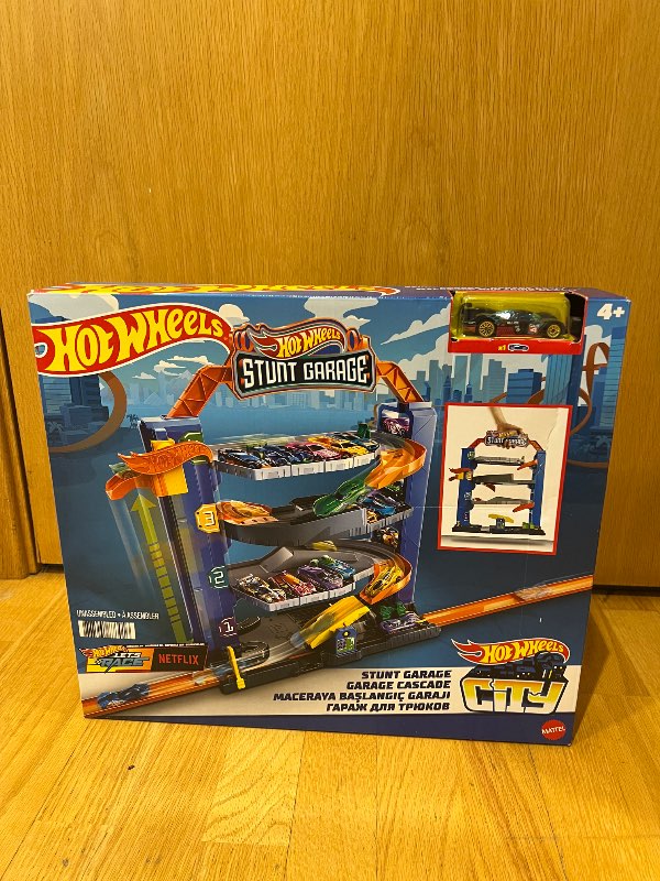 Hot Wheels bílskúr