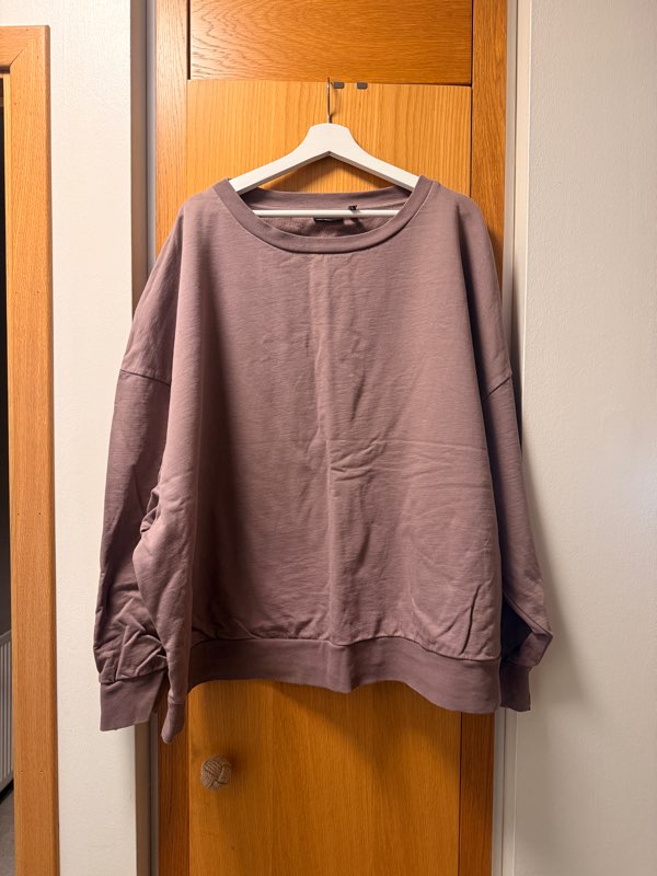 ASOS plus size mauve pullover