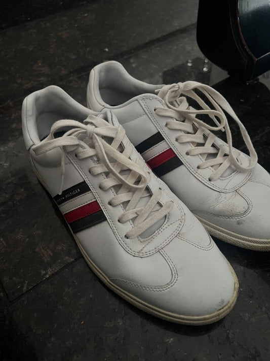 Tommy Hilfiger hvítir skór