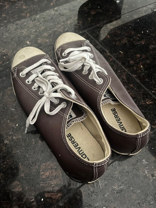 Converse skór brúnir