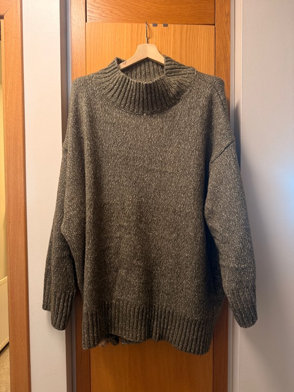 HM green melange oversize golf