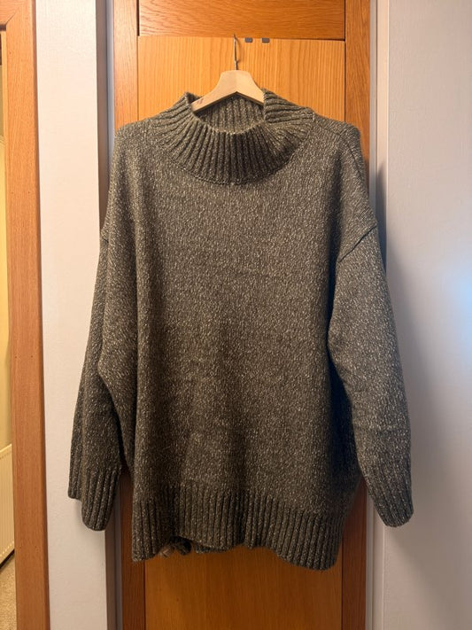 HM green melange oversize golf