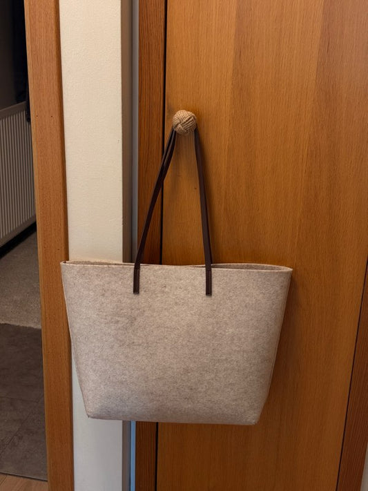 ZARA FLEECE TOTE BAG