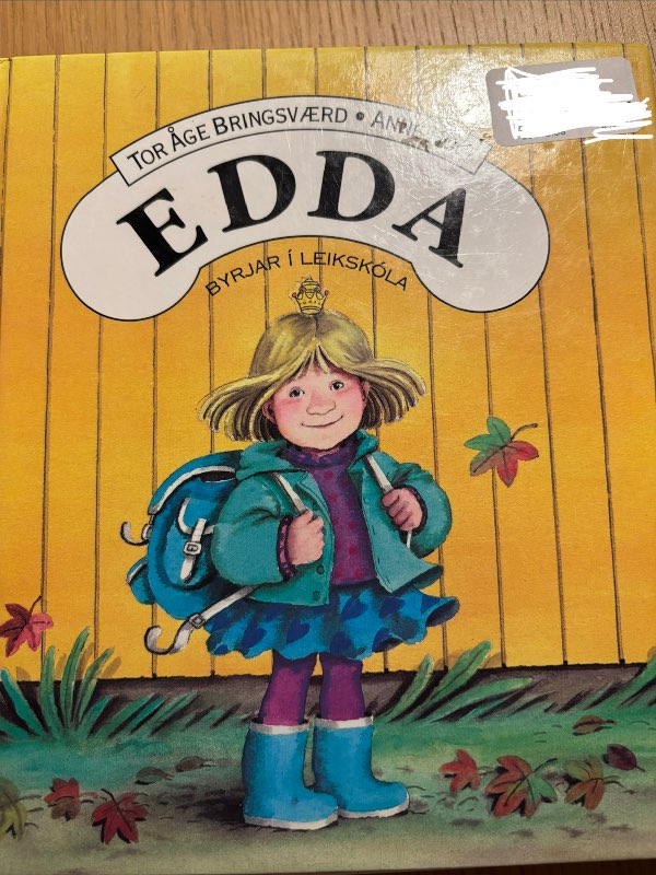 Edda byrjar í leikskóla