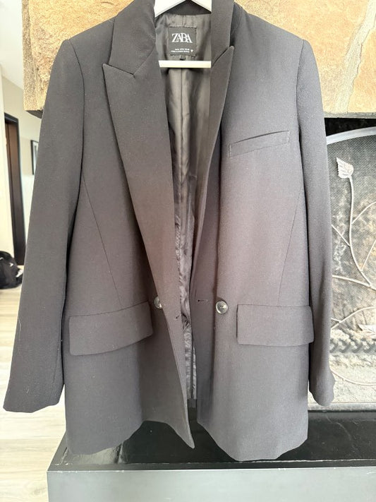 Blazer, jakki, svartur