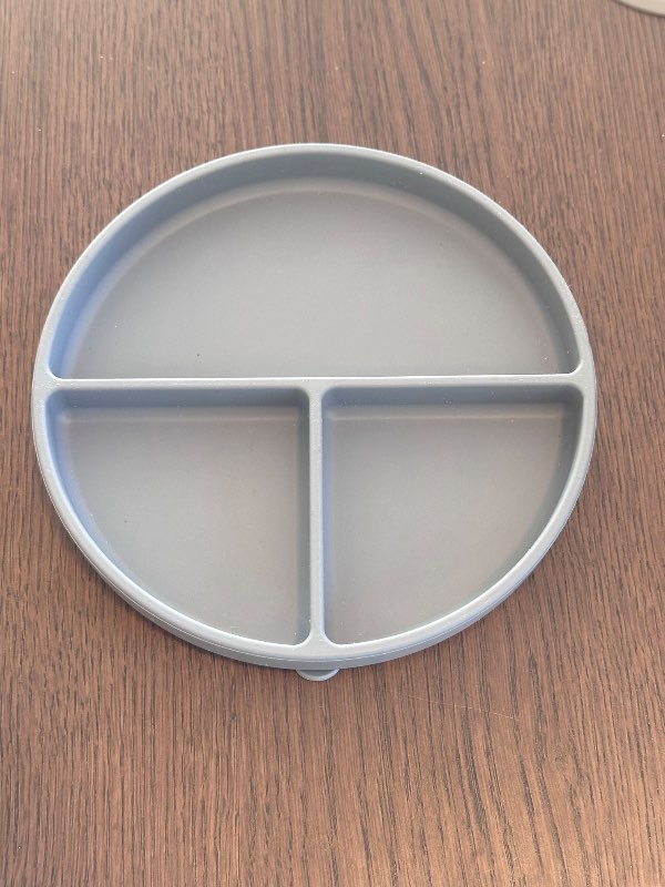 Matardiskur - blár 3hólf