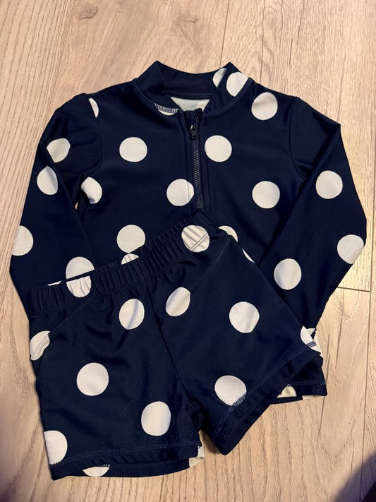 sundföt polka dottum 104
