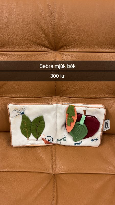 Mjúk bók Sebra