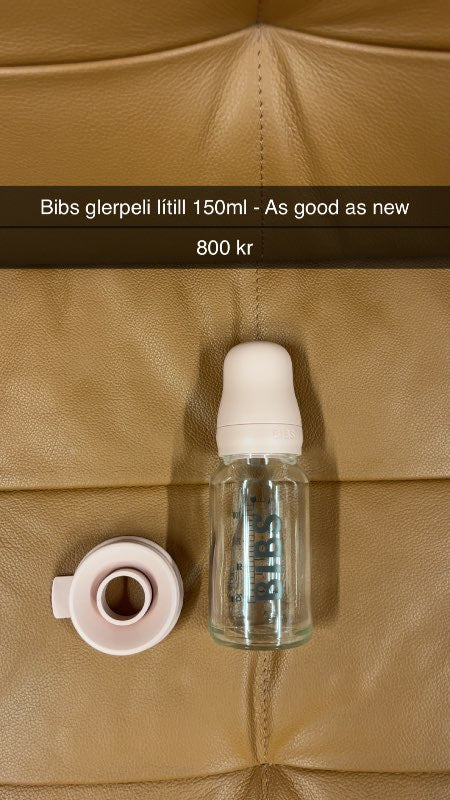 Bibs glerpeli bleikur
