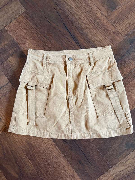 Cargo pils beige