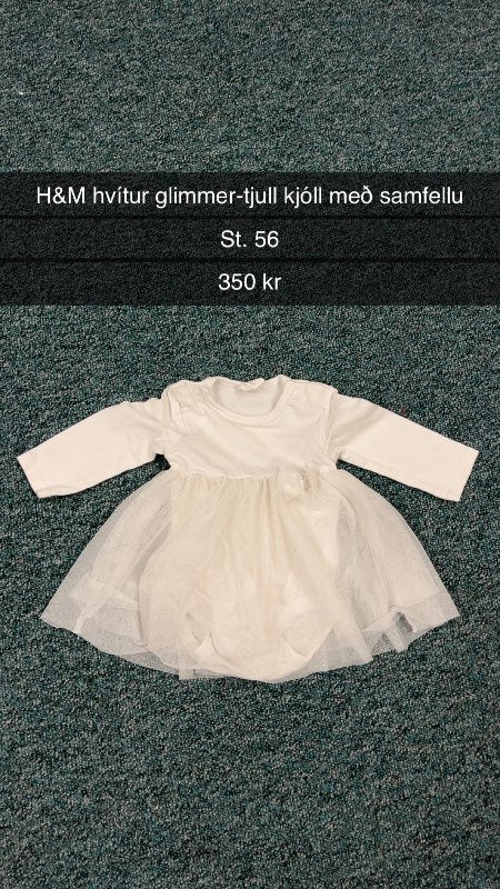 H&M kjóll glimmer