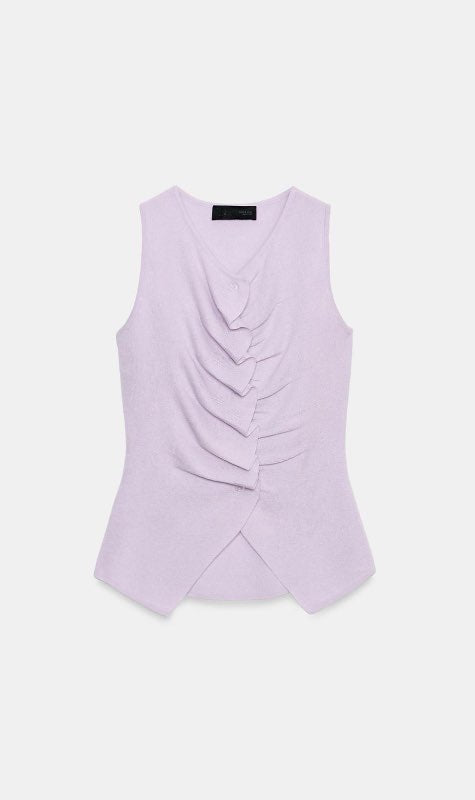 Zara toppur fjólublár