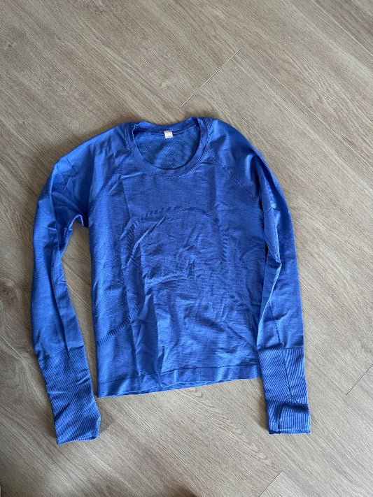 Lululemon blár síðerma