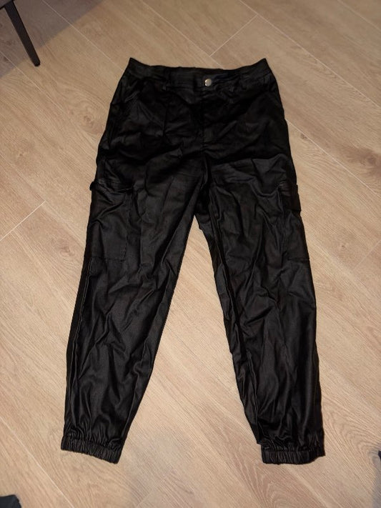 Cargo pleður buxur