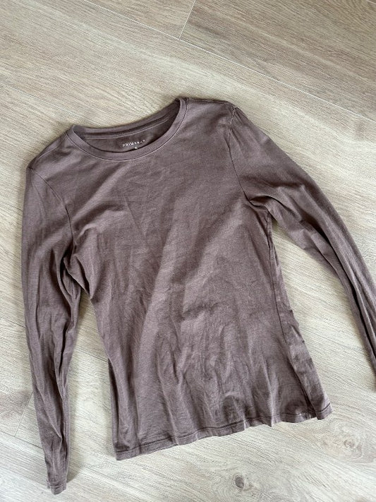 Primark siðerma brúnn bolur