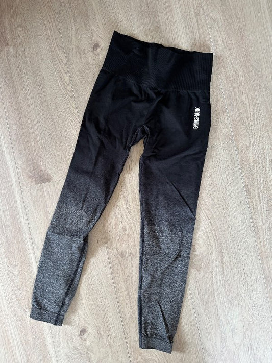 Gymshark leggings ombre svartar