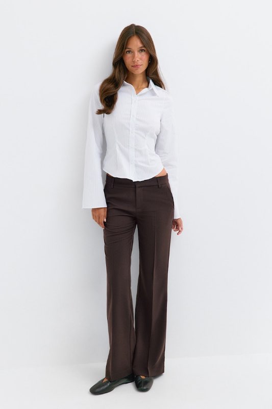 Gina tricot relaxed bootcut trousers