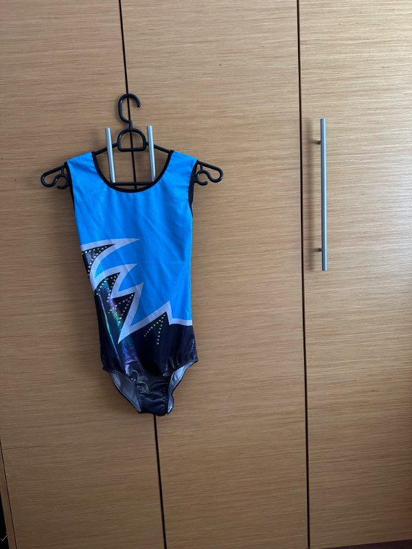 Fimleikabolur ljósblár/svartur