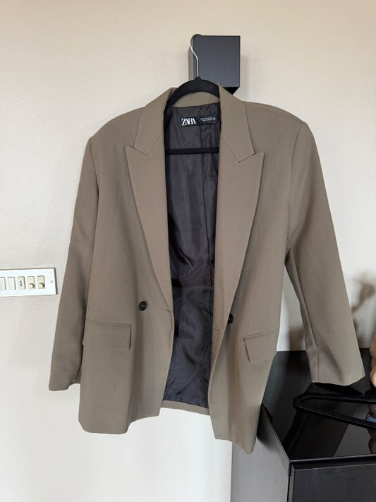 Zara blazer grænn ónotaður