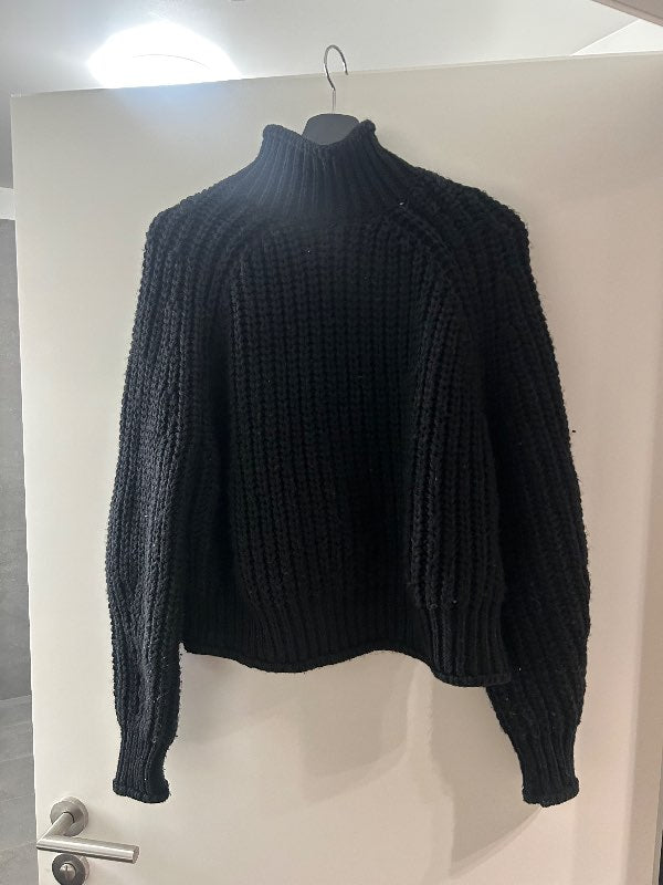 Svört þykk peysa H&M R