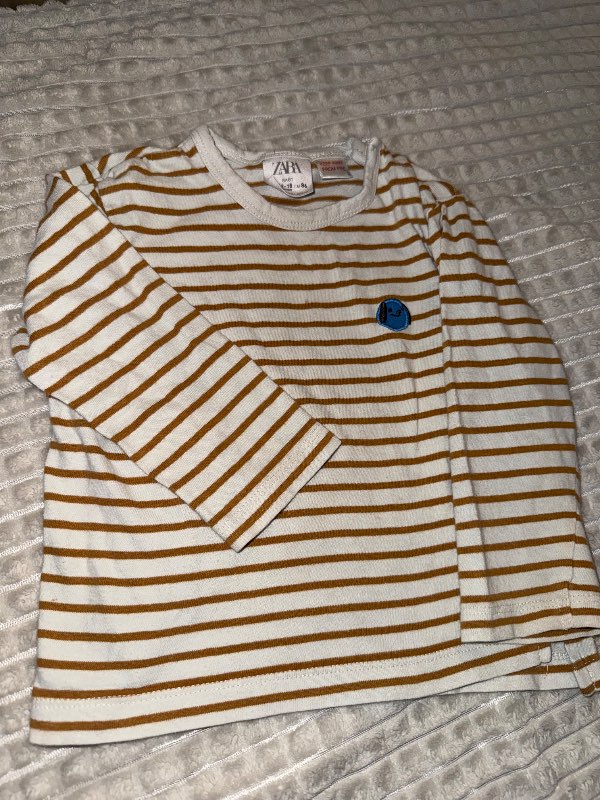 Zara röndóttur langermabolur