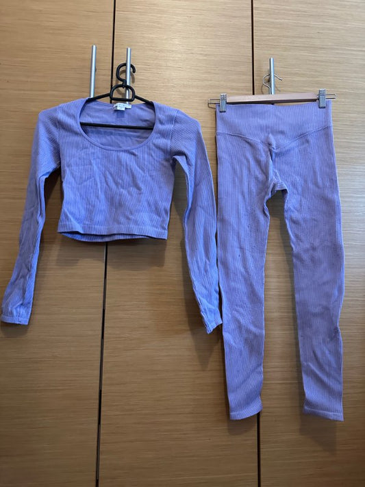 Bolur+Leggings (sett) fjólubl