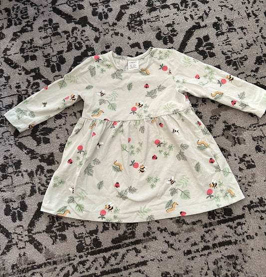 Grænn kjóll lindex