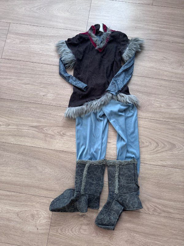 Kristoff búningur (strakurinn i frozen) 4-6y
