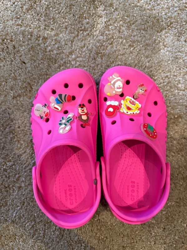 Pink Crocs