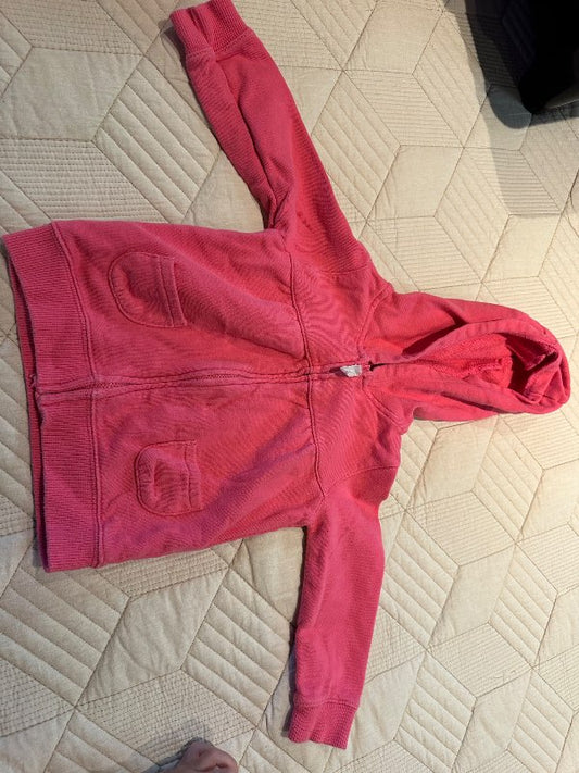 Pink sweater zipper